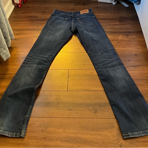 Levi's 527 Dark Blue Flare Jeans - Picture 4 of 6